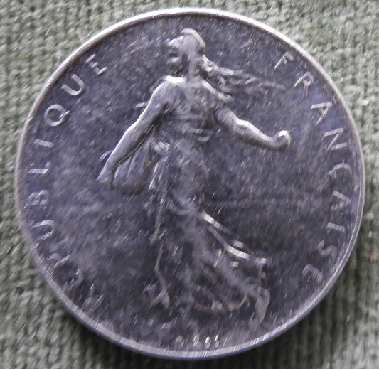 French 1978 1 Franc Coin - Circulated