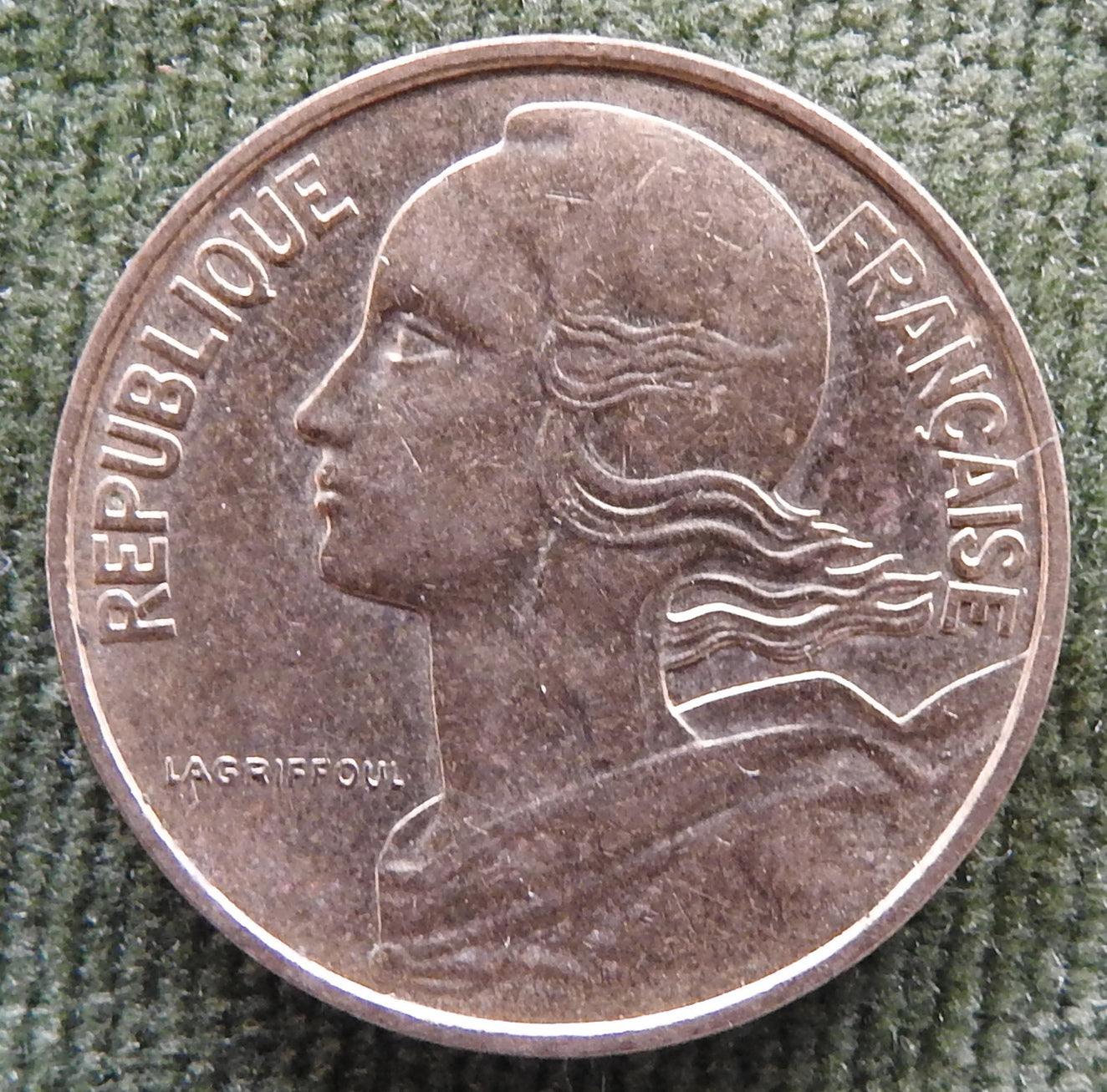 French 1980 10 Centimes Coin - Circulated