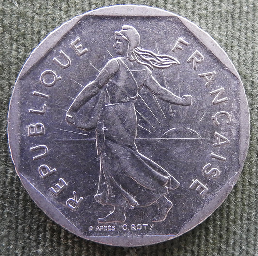 French 1980 2 Franc Coin - Circulated