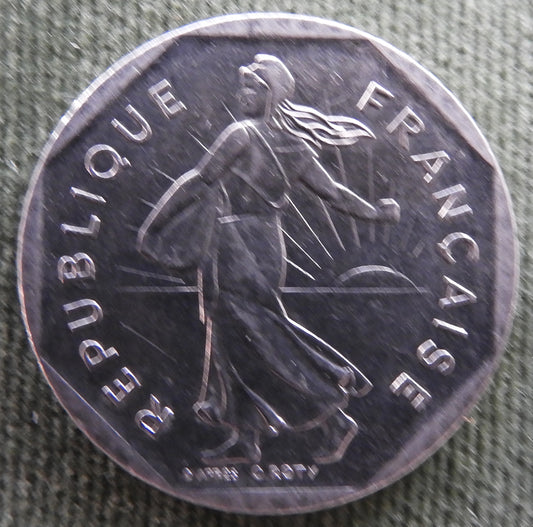 French 1982 2 Franc Coin - Circulated