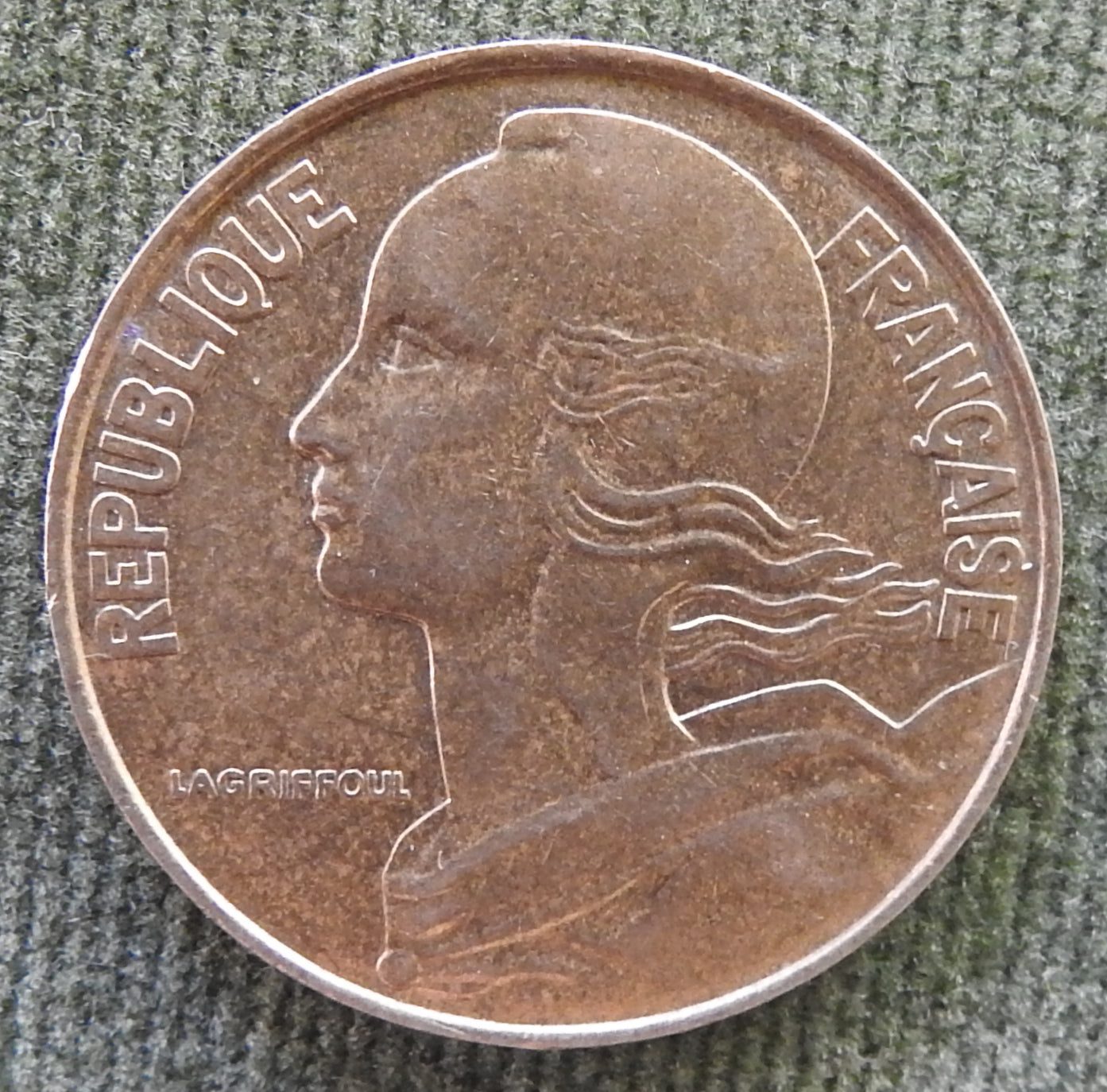 French 1994 20 Centimes Coin