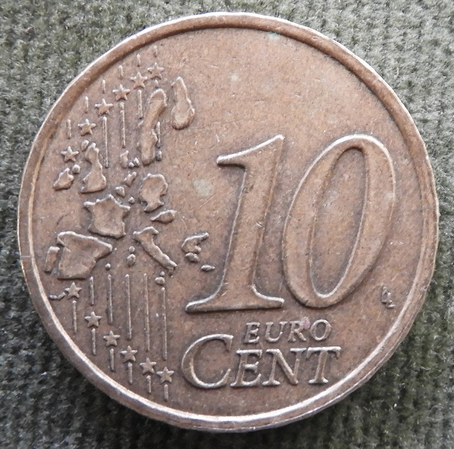 French 1999 10 Euro Cent Coin