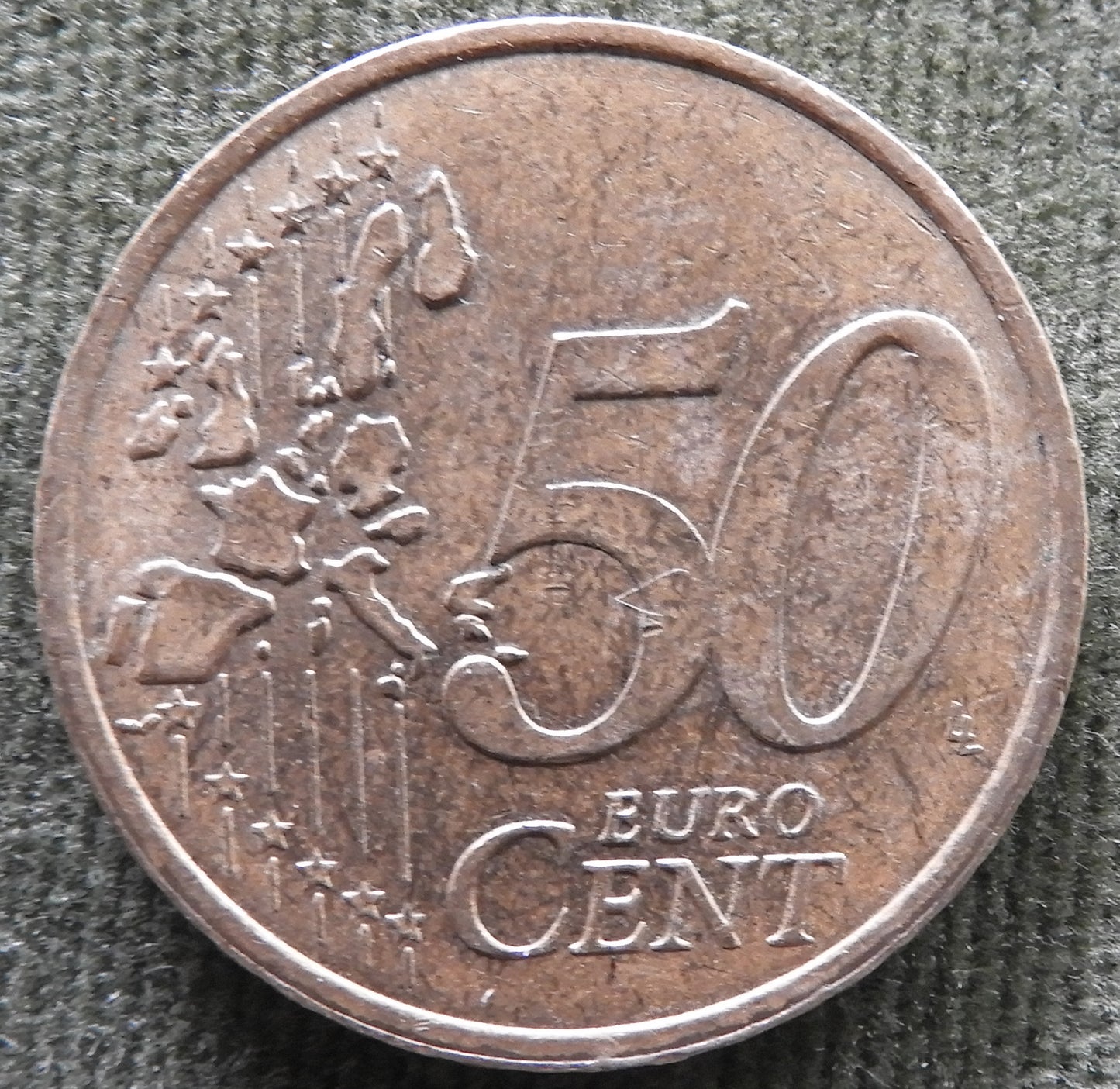 French 1999 50 Euro Cent Coin