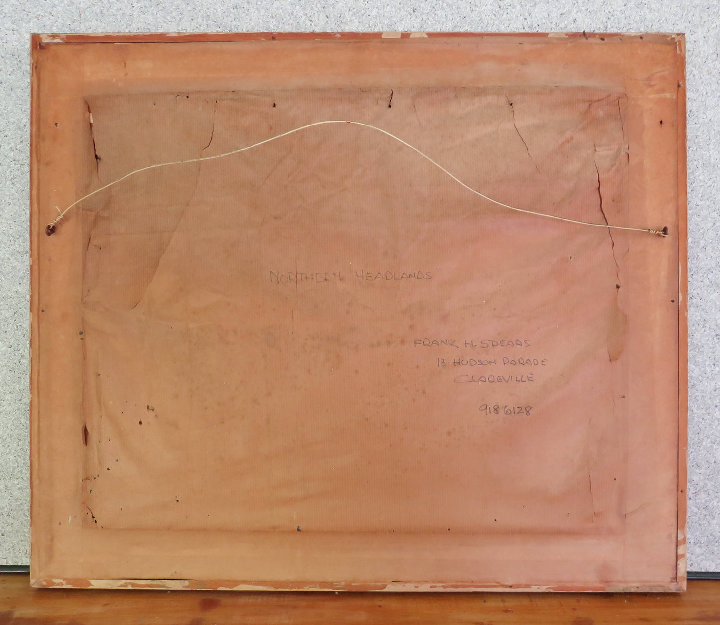 Frank H Spears Australian Artist Oil On Board Titled 'Northern Headlands'