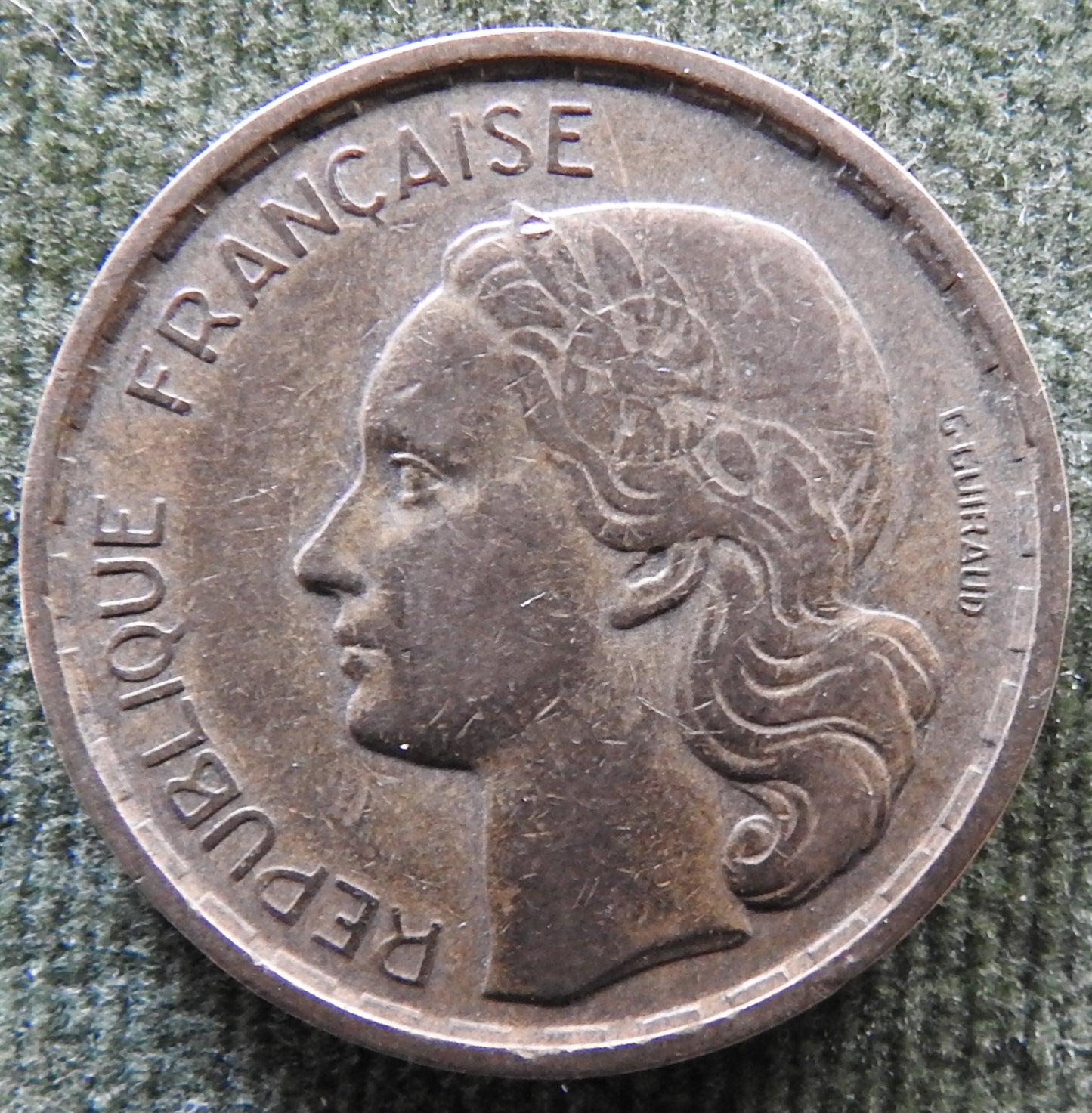 French 1950 20 Franc Coin - Circulated