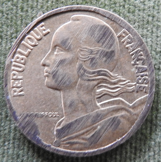 French 1969 20 Centimes Coin - Circulated