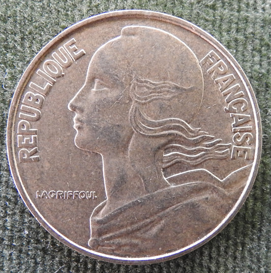 French 1985 20 Centimes Coin - Circulated
