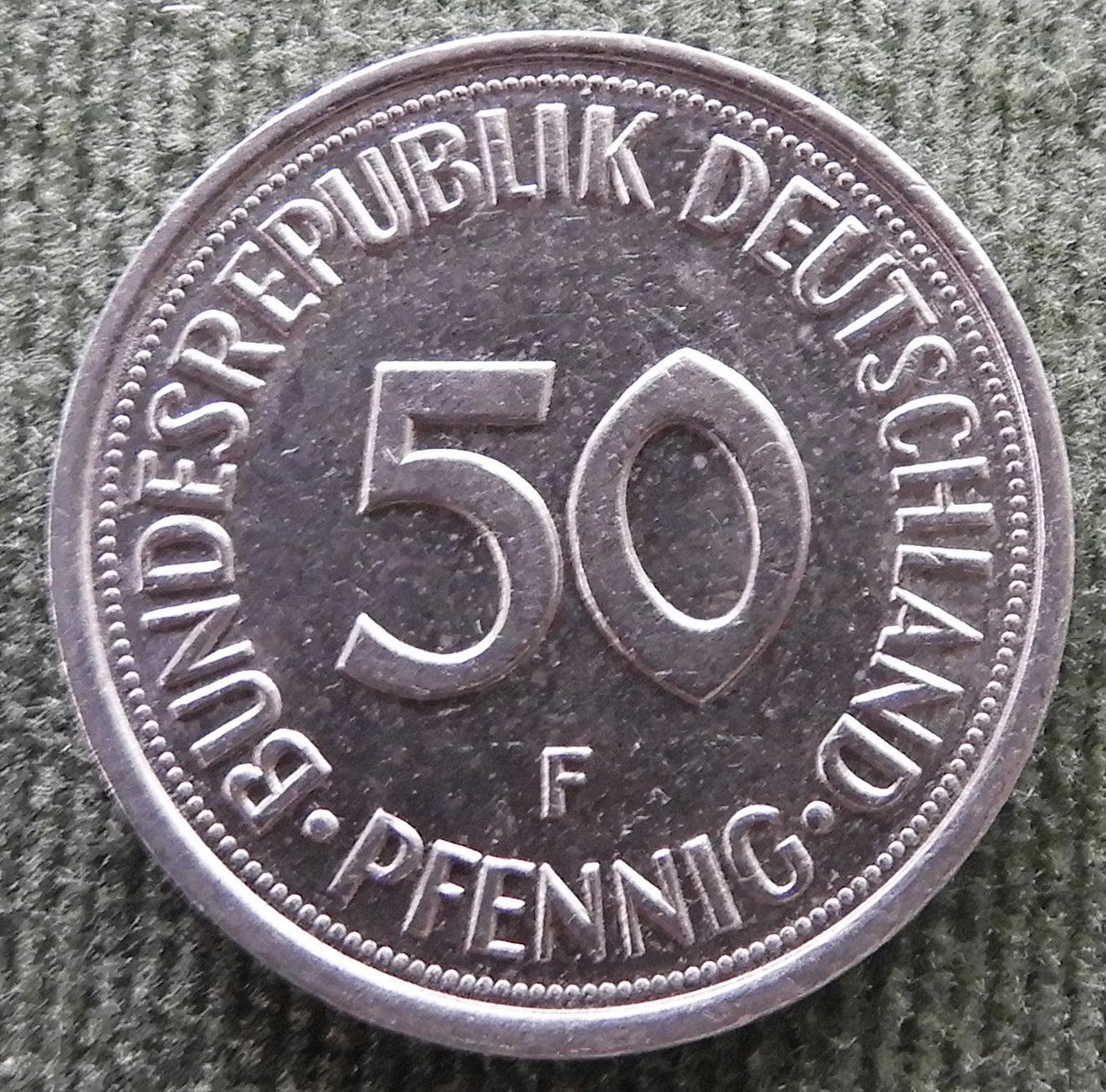 Germany 1978 F 50 Pfennig Coin - Circulated