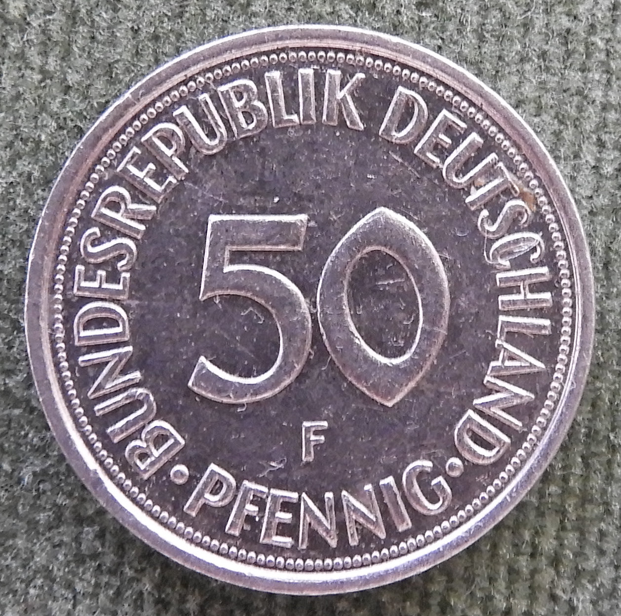 Germany 1983 F 50 Pfennig Coin - Circulated