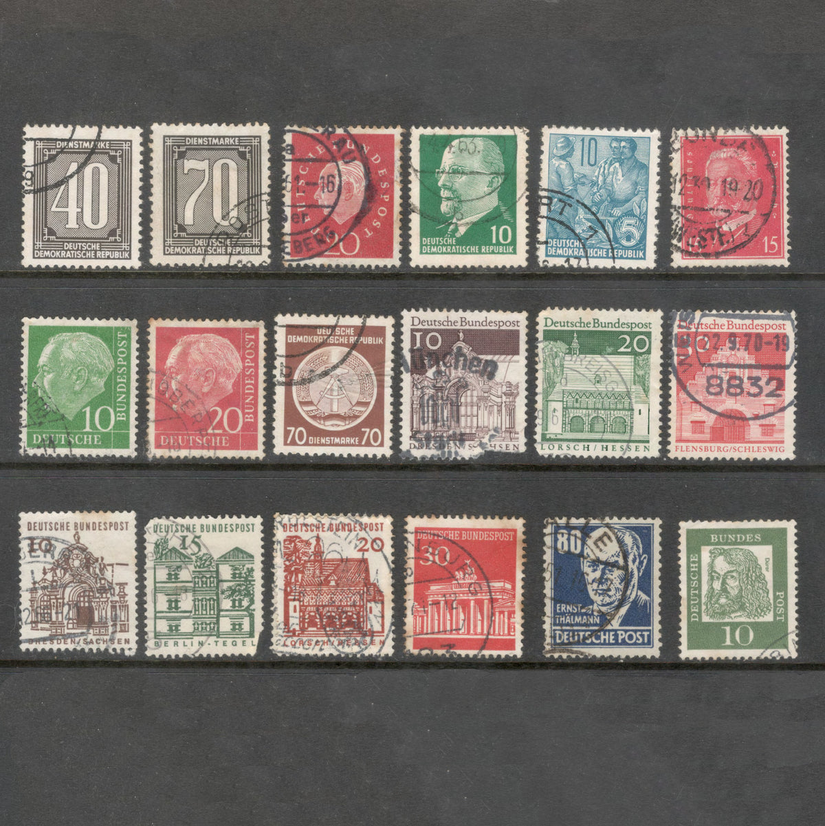 Germany Used Stamps. All different - Group 3