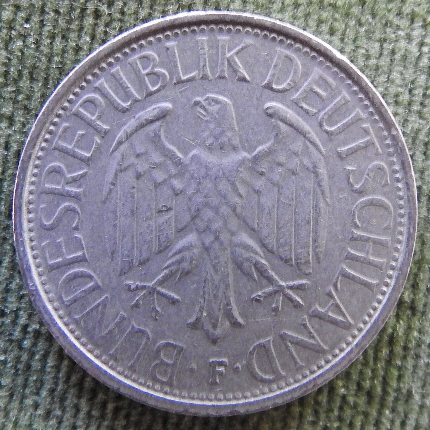 Germany 1974 F 1 Deutsche Mark Coin - Circulated
