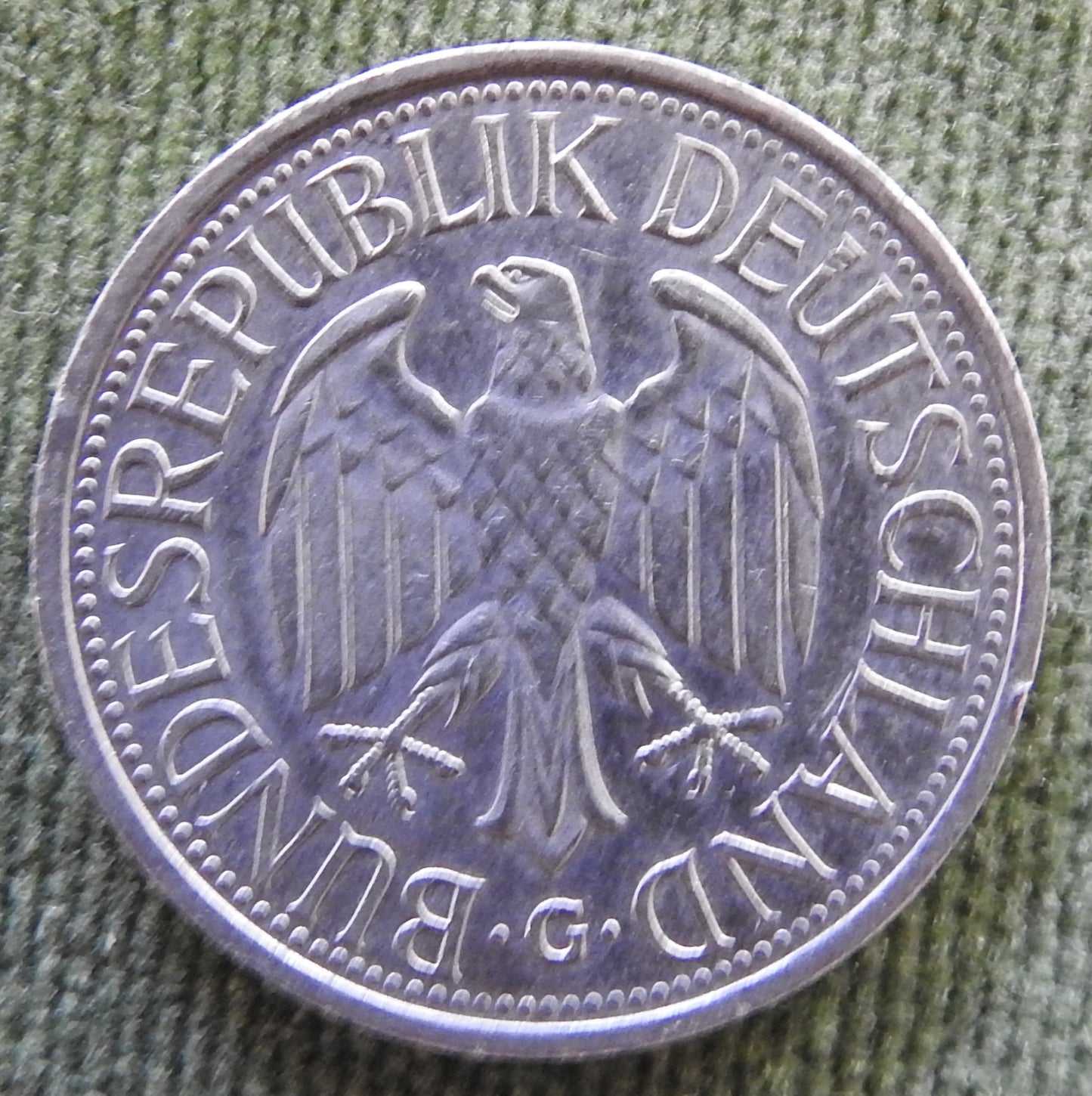 Germany 1989 G 1 Deutsche Mark Coin - Circulated