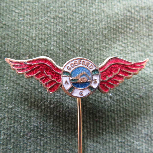 Gosford A.C.S. Enameled Lapel Pin By Pitcher