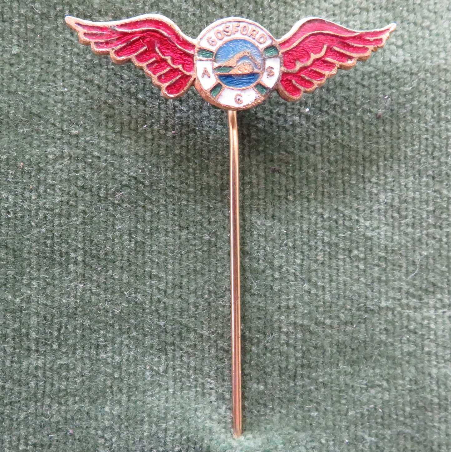 Gosford A.C.S. Enameled Lapel Pin By Pitcher