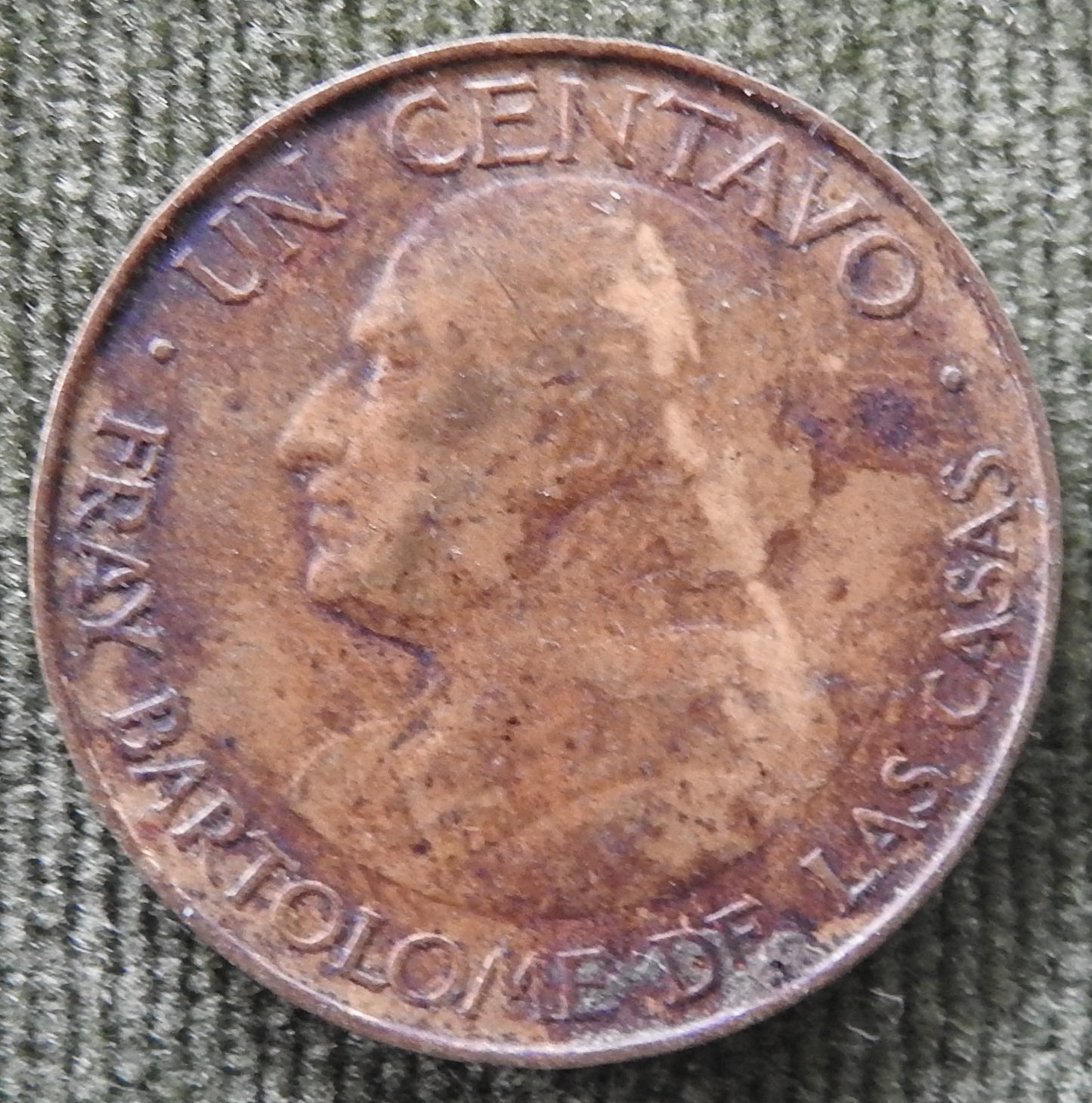 Guatemala 1958 1 Centavo Coin Coat Of Arms