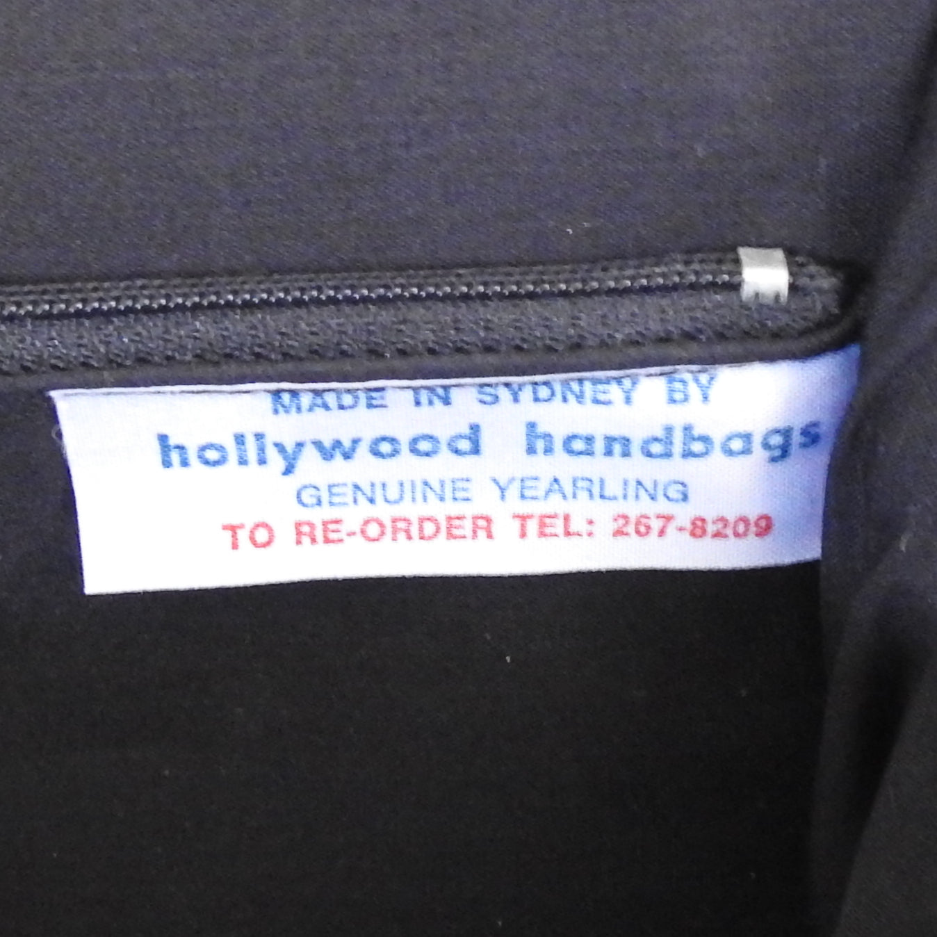 Hollywood Handbags Calf Leather Blue Handbag