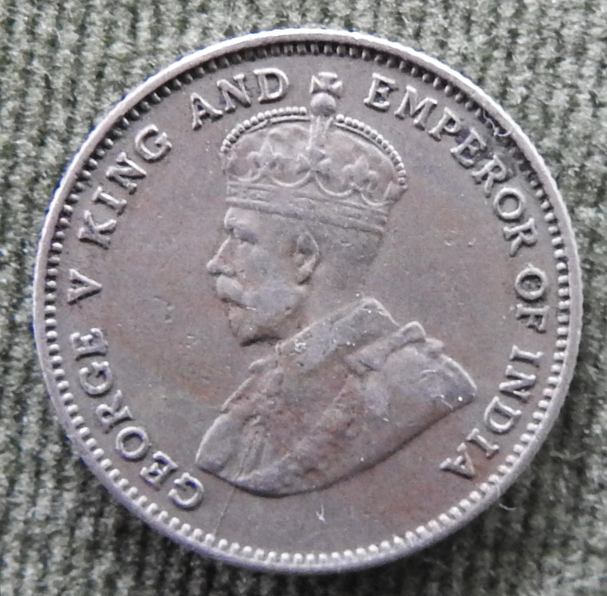 Hong Kong 1935 10 Cent King George V Coin