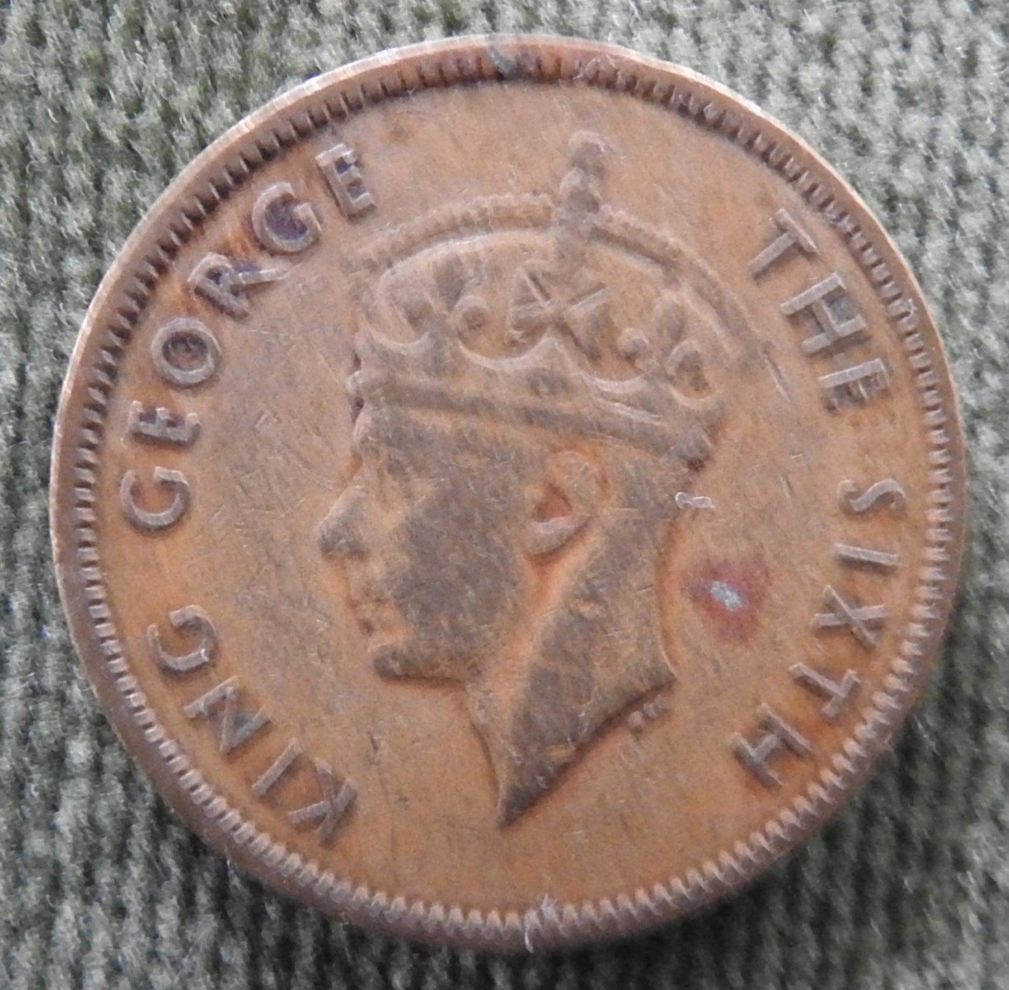 Hong Kong 1950 10 Cent King George VI Coin - Circulated