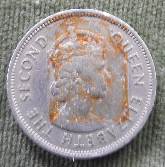 Hong Kong 1964 50 Cent Queen Elizabeth II Coin - Circulated