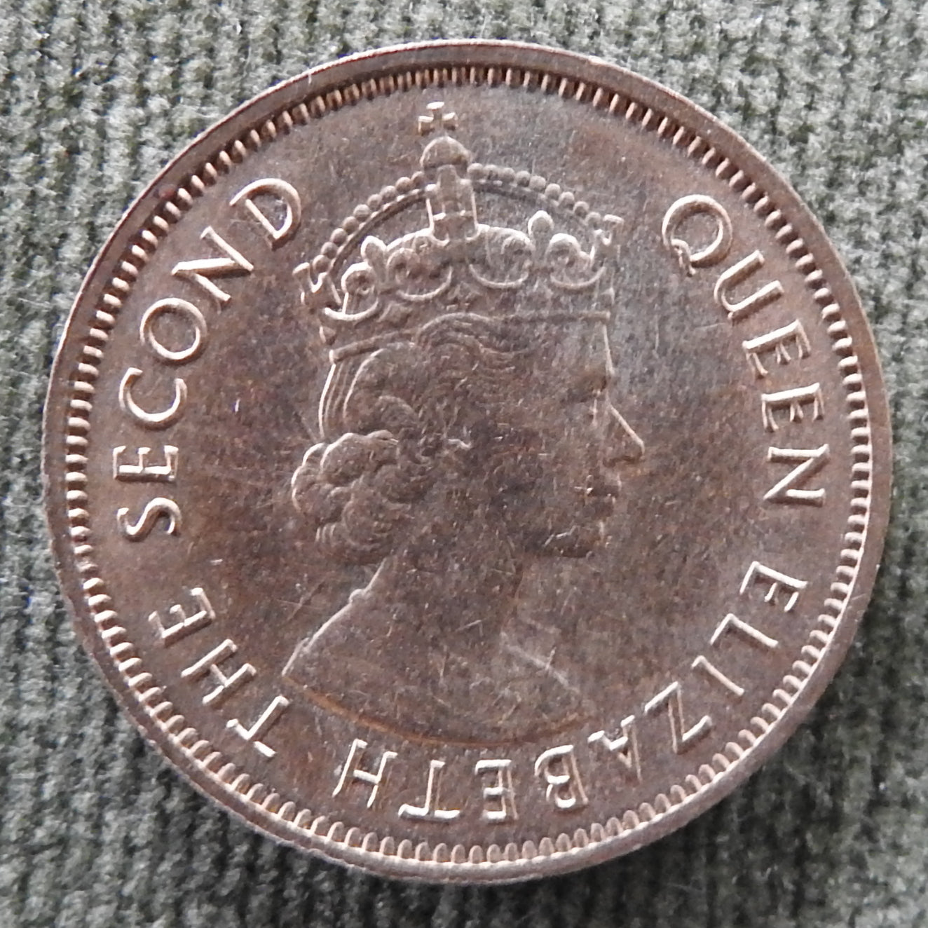 Hong Kong 1967 10 Cent Queen Elizabeth II Coin - Circulated