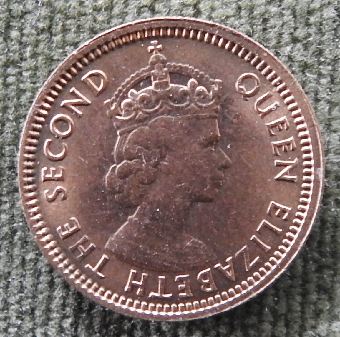 Hong Kong 1967 5 Cent Queen Elizabeth II Coin