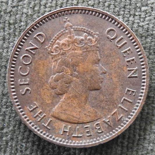 Hong Kong 1968 10 Cent Queen Elizabeth II Coin