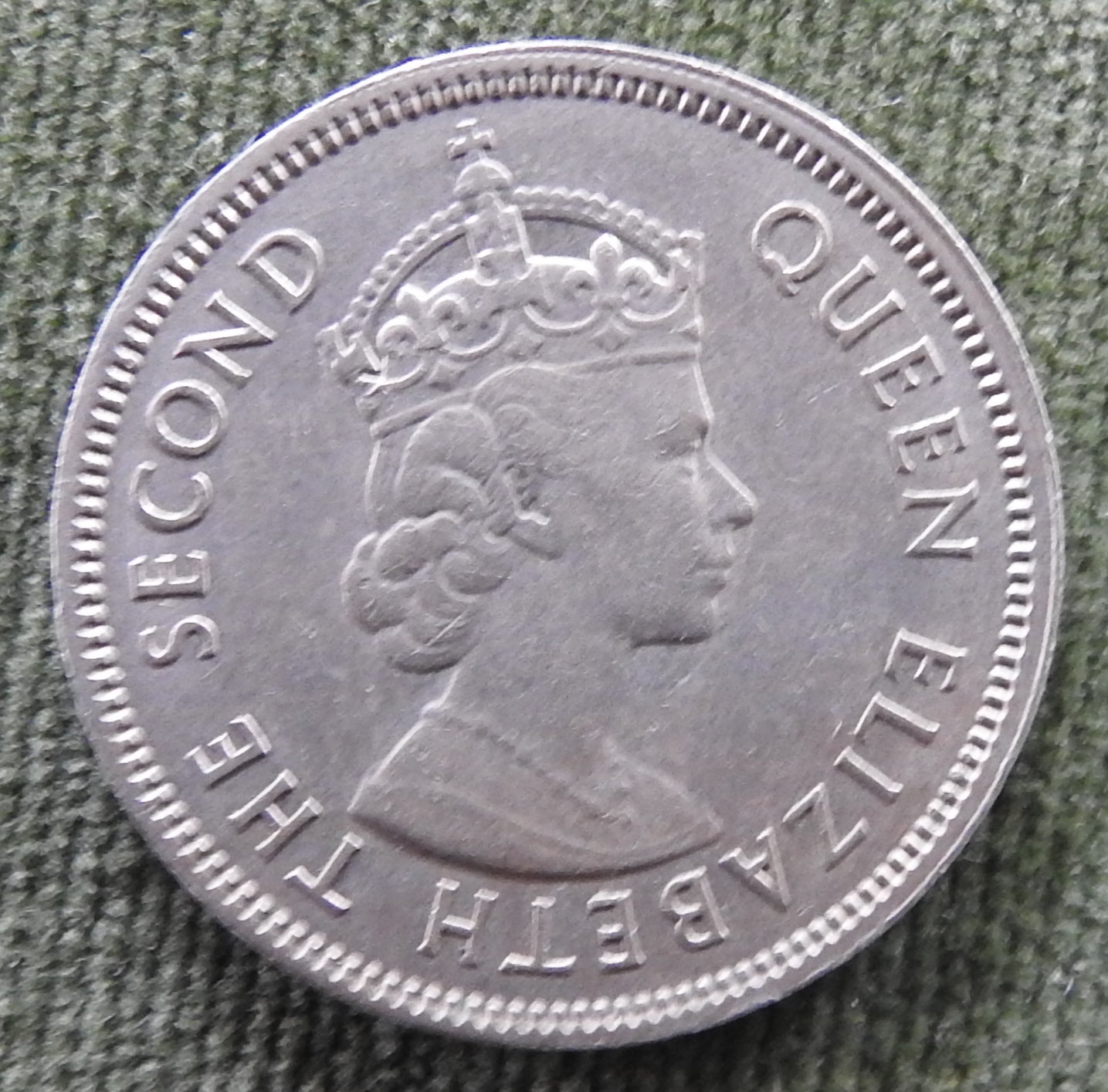Hong Kong 1968 50 Cent Queen Elizabeth II Coin - Circulated