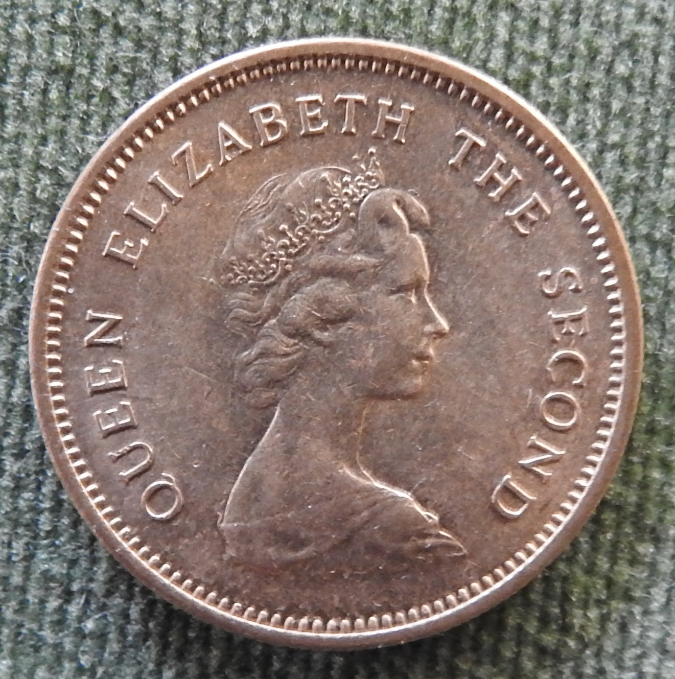 Hong Kong 1977 50 Cent Queen Elizabeth II Coin - Circulated