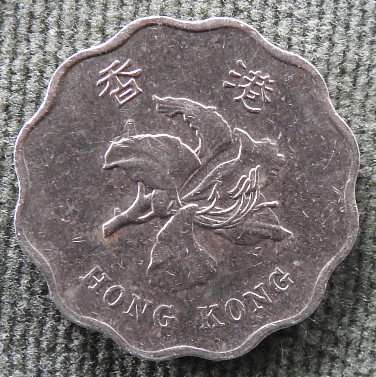 Hong Kong 1995 20 Cent Bauhinia Orchid Coin