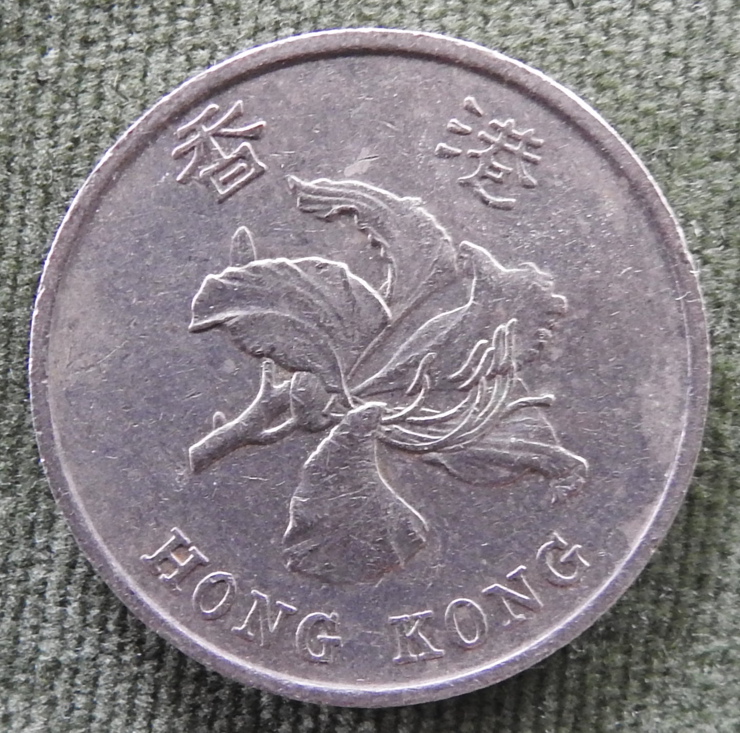 Hong Kong 1996 1 Dollar Bauhinia Orchid Coin