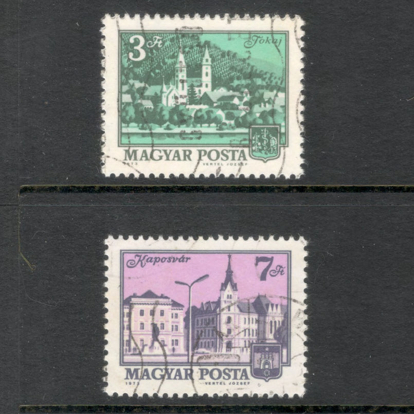 Hungary 1973 City Scapes Postage Stamp Set