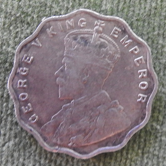 India 1917 1 Anna King George V Coin