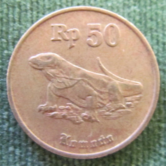 Indonesian 1993 50 Rupiah Coin - Circulated