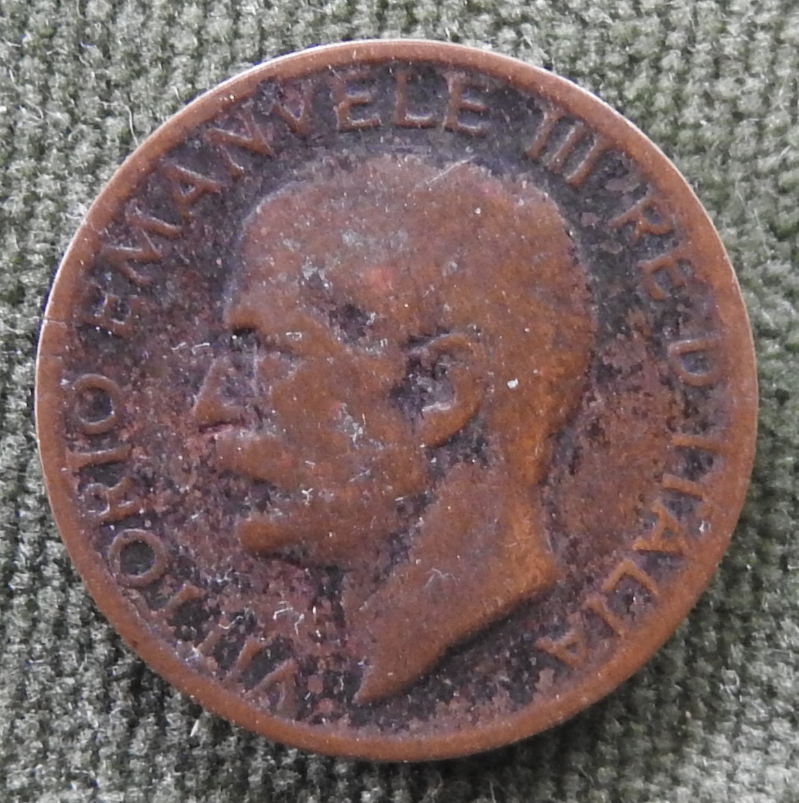 Italy 1929 5 Centesimi Coin - Vittorio Emanvelle III