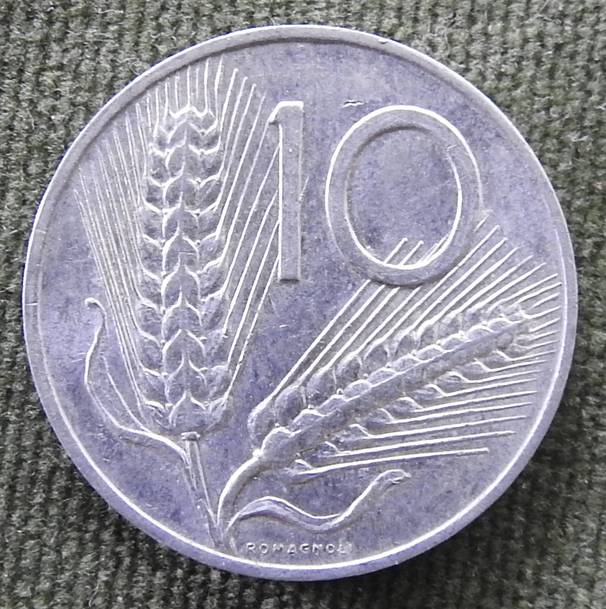 Italy 1954 10 Lira Coin - Circulated