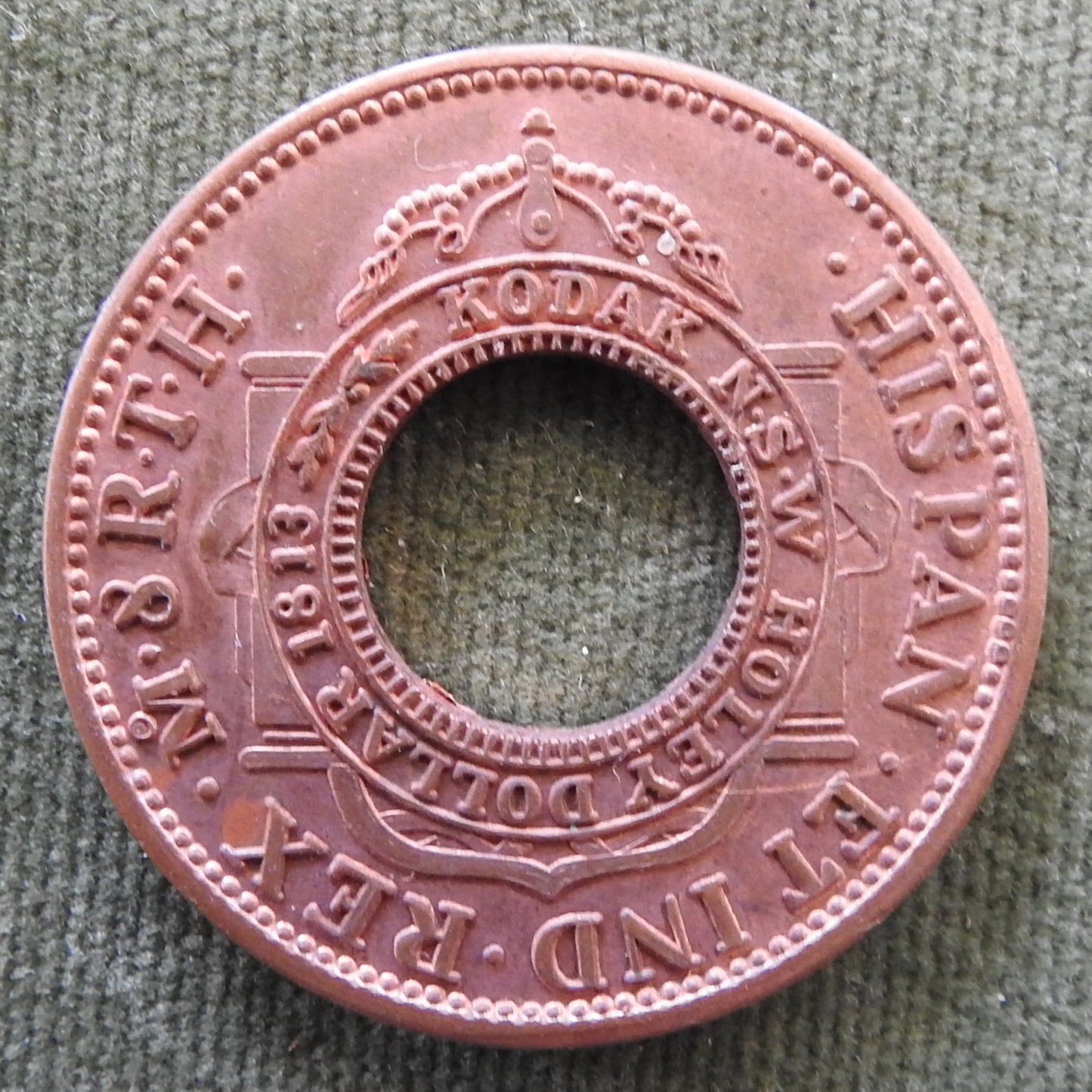 Australian 1988 Kodak Holey Dollar Medallion