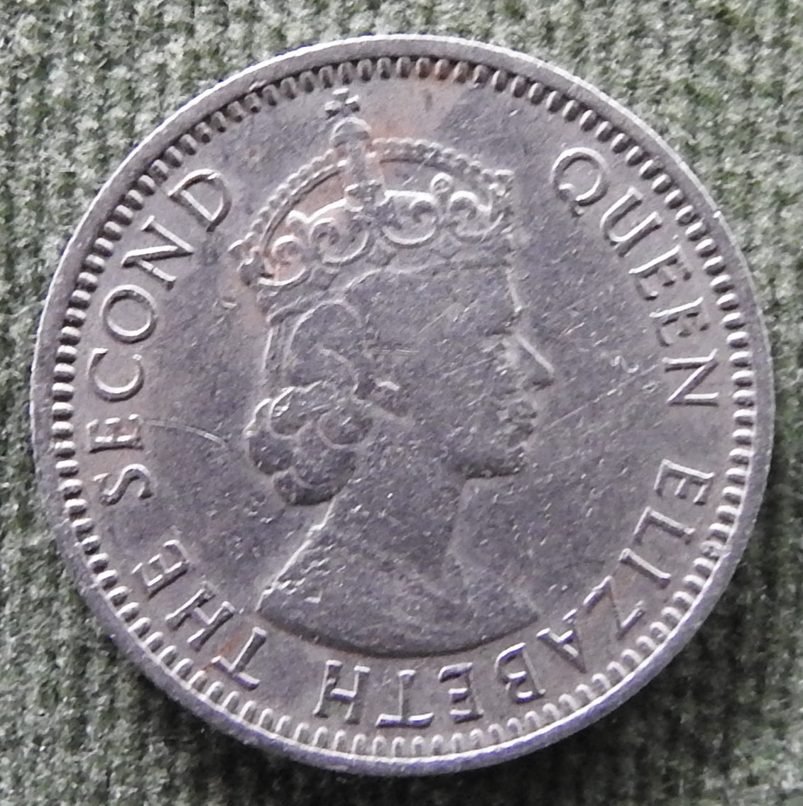 Malaya & British Borneo 1956 10 Cent Queen Elizabeth II Coin