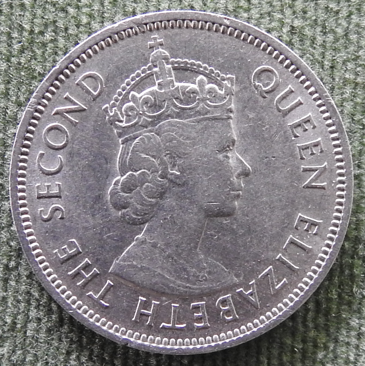 Malaya & British Borneo 1957 20 Cent Queen Elizabeth II Coin