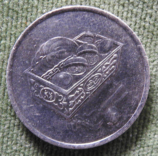 Malaysia 2007 20 Sen Tepak Sirih & Kapur Metal Container Coin