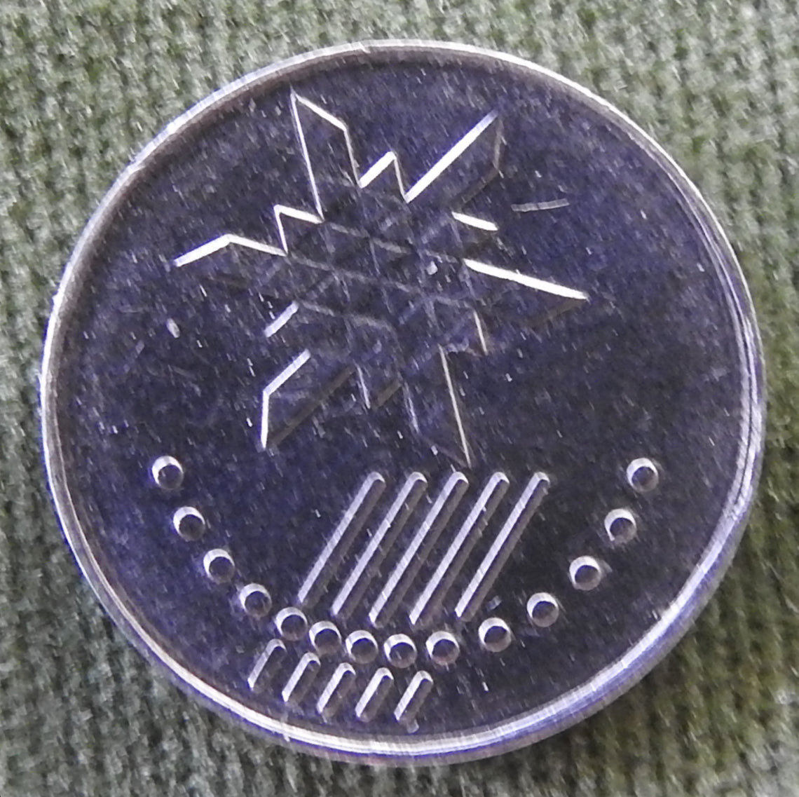 Malaysia 2013 10 Sen Hibiscus Flower Coin
