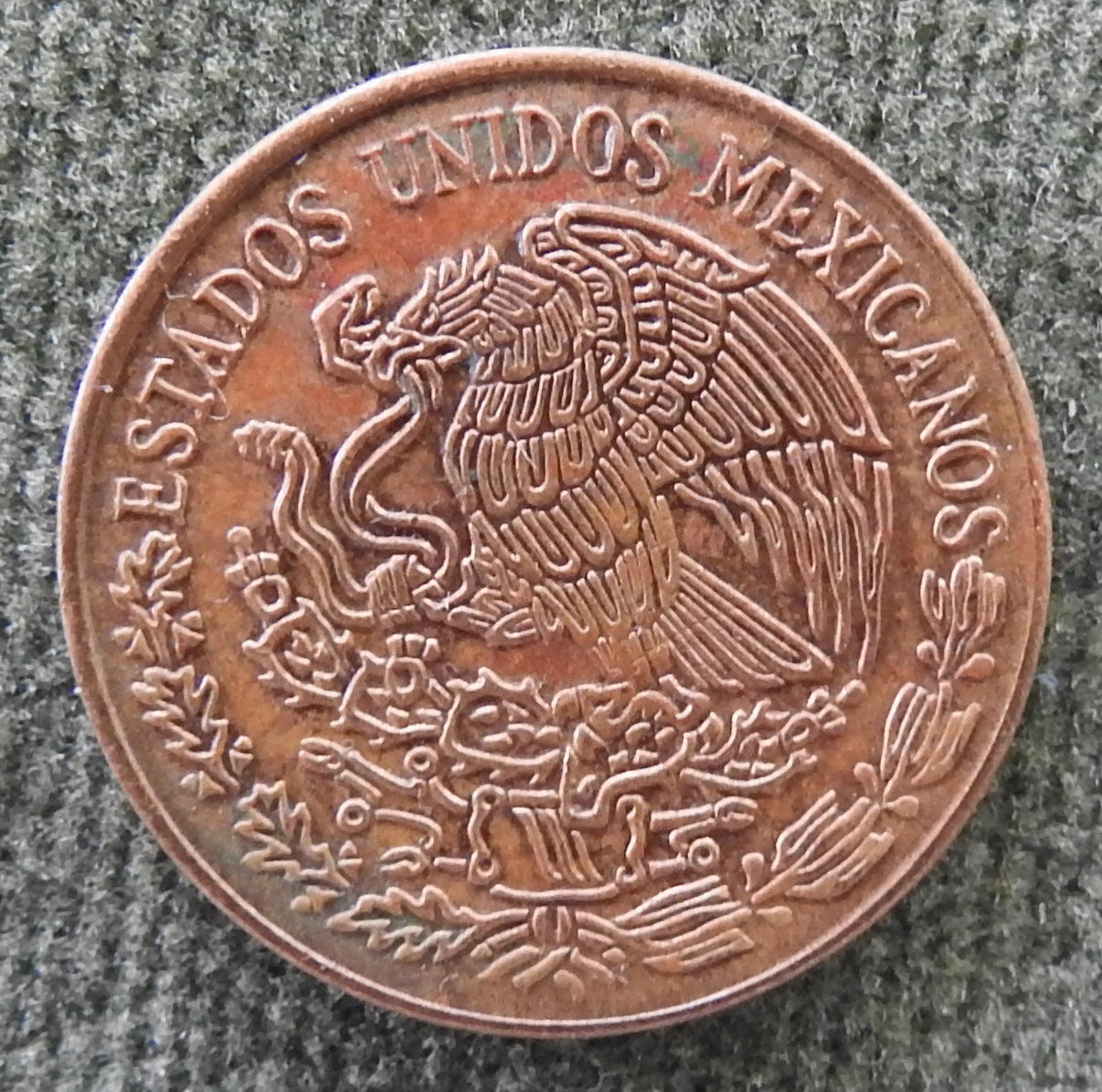 Mexican Mexico 1971 5 Centavos Coin Josefa Ortiz de Domínguez