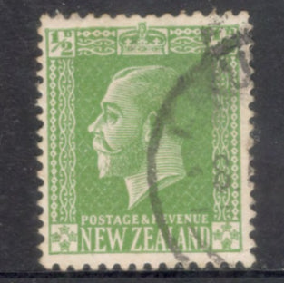 New Zealand 1925 1/2d 1/2 Penny King George V Green Stamp