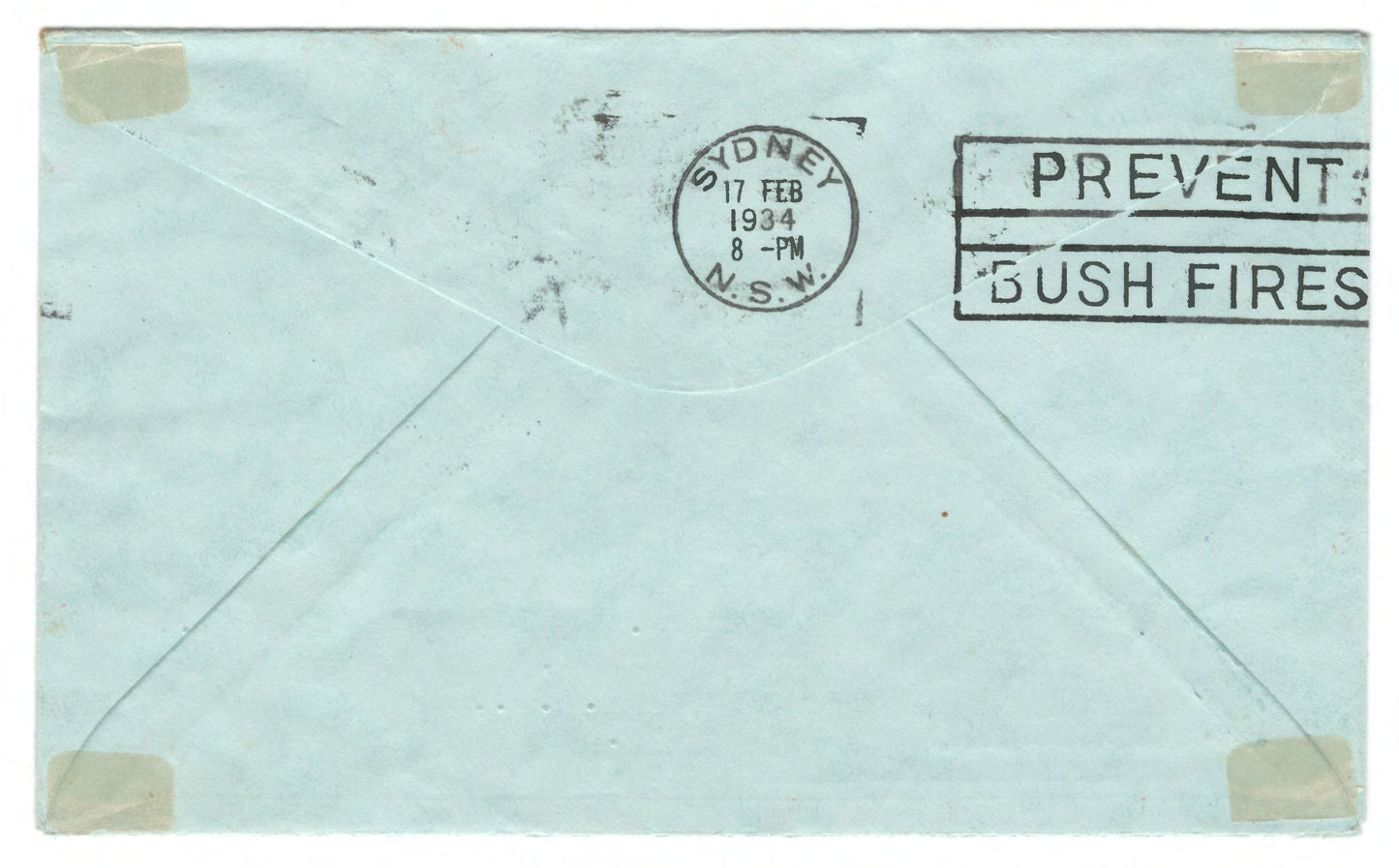 New Zealand 1934 Airmail Cover - Faith In Australia - First Trans-Tasman Airmail