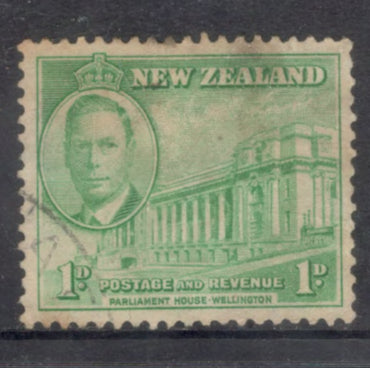 New Zealand 1946 1d 1 Penny Peace Issue Green Stamp