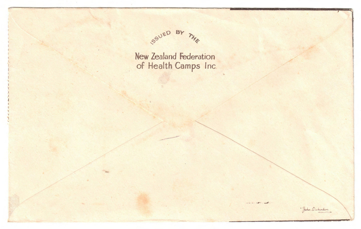 New Zealand 1949 Childrens Health Camps Hand Stamped