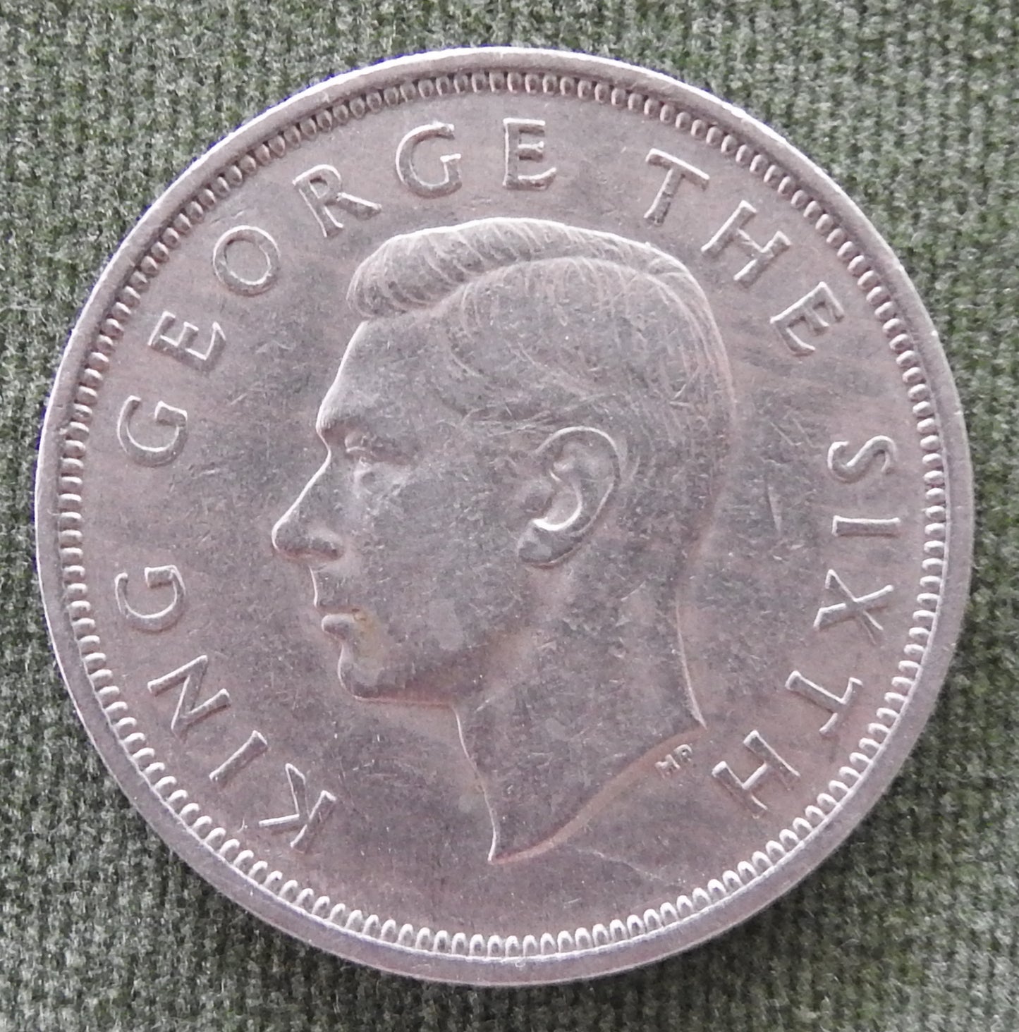 New Zealand 1951 Half Crown King George VI Coin