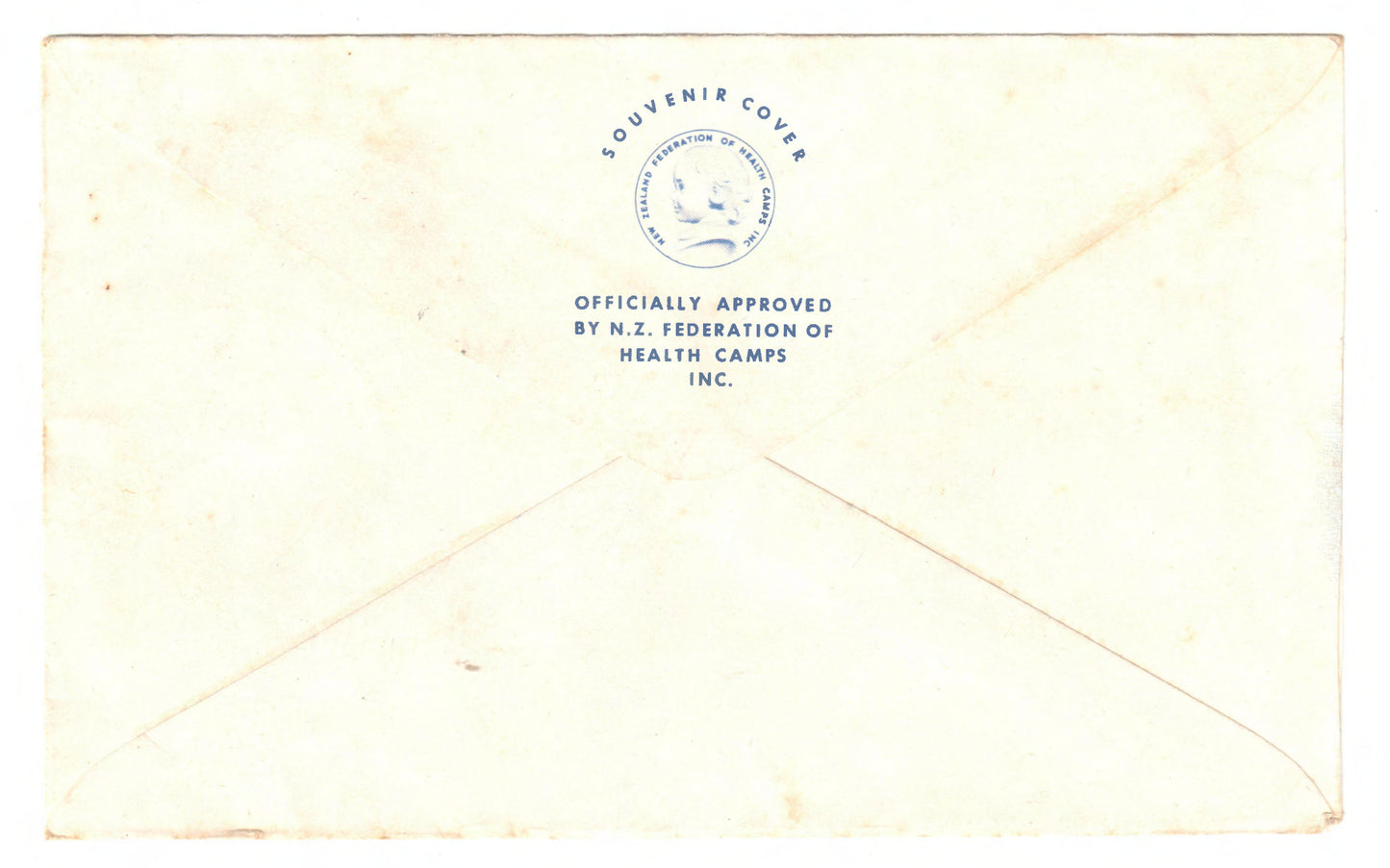 New Zealand 1952 Childrens Health Camps Hand Stamped FDC