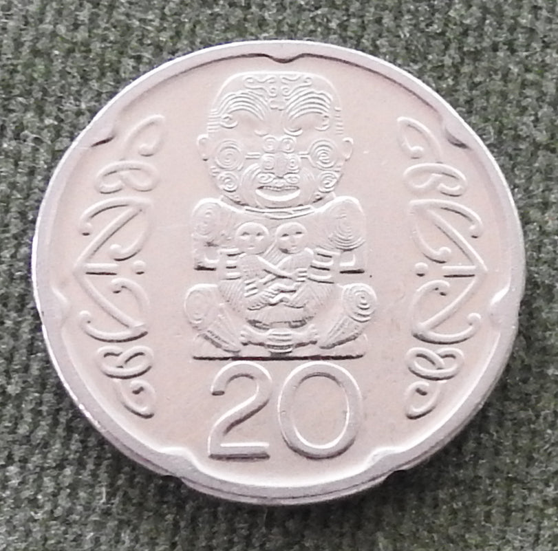New Zealand 2006 20 Cent Queen Elizabeth Coin