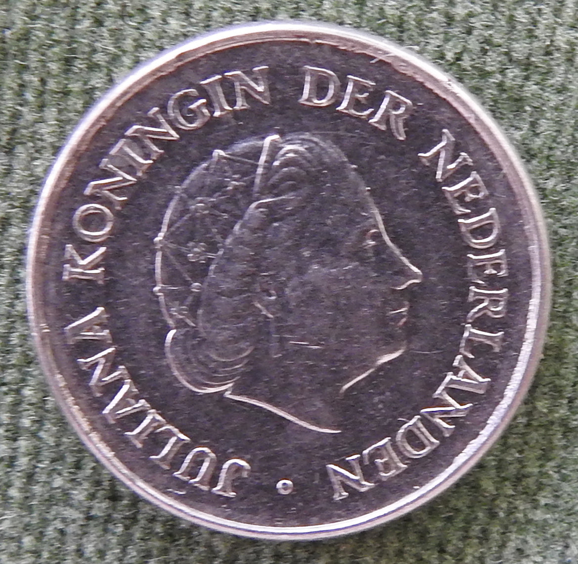 Netherlands 1970 25 Cent Juliana Coin