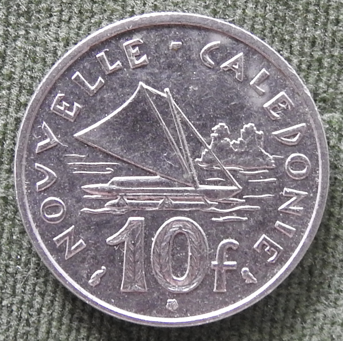 Nouvelle Caledonie 1972 10 Franc Coin